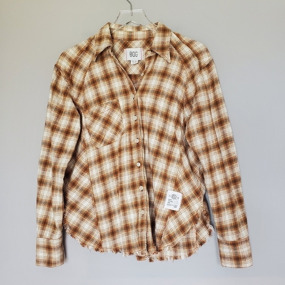 Urban Outfitters BDG Brixton Plaid Flannel Oversized Button Down Shirt - Picture 12 of 12